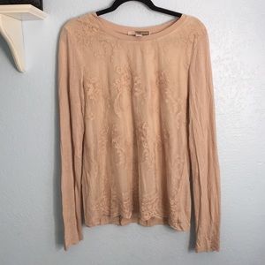 NWOT! Lace long sleeve shirt